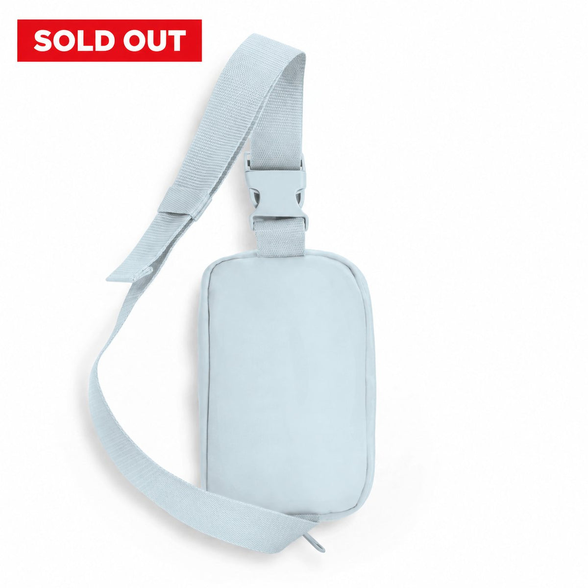 Hustle Motivate Sling Bag, chambray, back view, SOLD OUT
