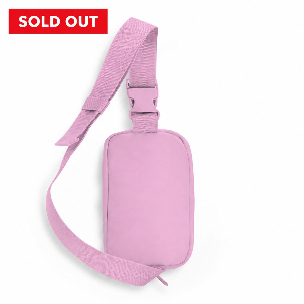 Hustle Motivate Sling Bag, rose quartz, back view, SOLD OUT
